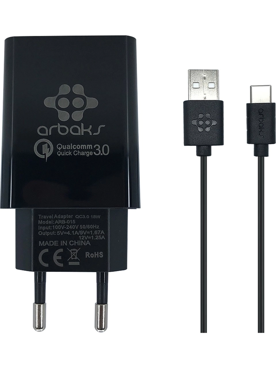 Arbaks 4.1A Type-C Hızlı Şarj Aleti