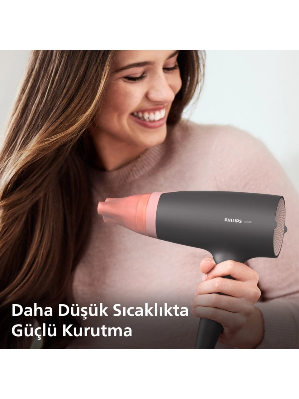 BHD350/06 Thermoprotect Saç Kurutma Makinesi 2100W Gelişmiş İyonik Bakım 6 Isı ve Hız Ayarı
