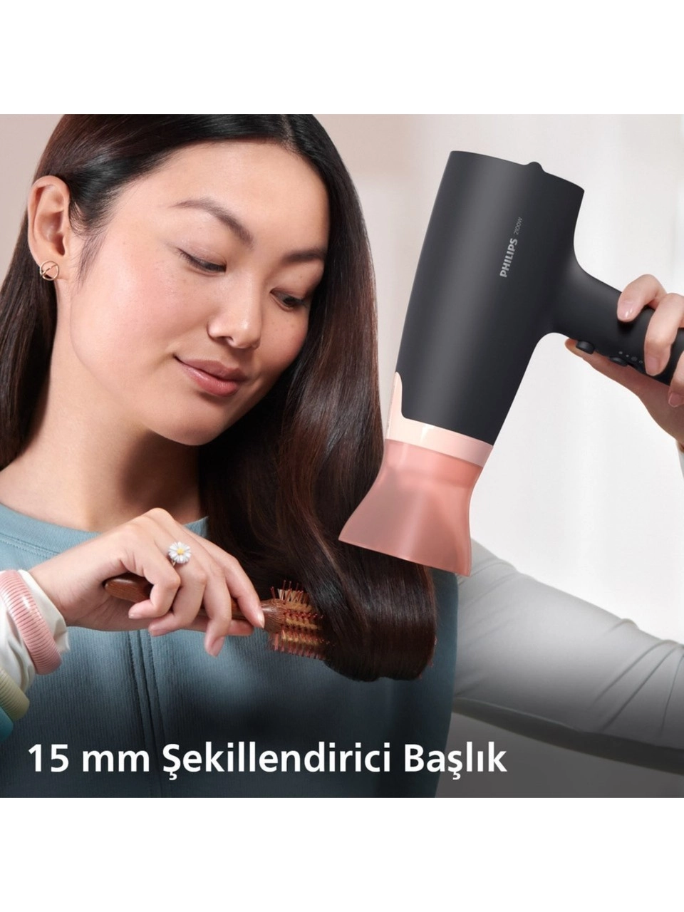BHD350/06 Thermoprotect Saç Kurutma Makinesi 2100W Gelişmiş İyonik Bakım 6 Isı ve Hız Ayarı