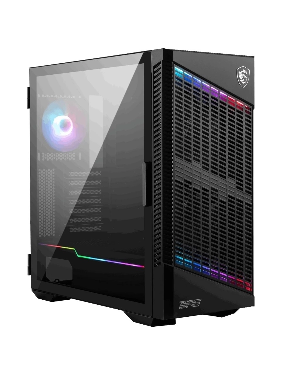 MPG Velox 100P Airflow Temperli Cam RGB ATX Mid Tower Kasa