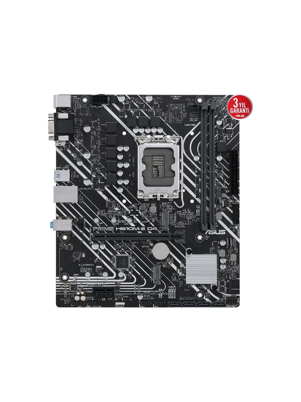 PRIME H610M-E D4-CSM DDR4 3200MHz DP HDMI M.2 mATX 1700p