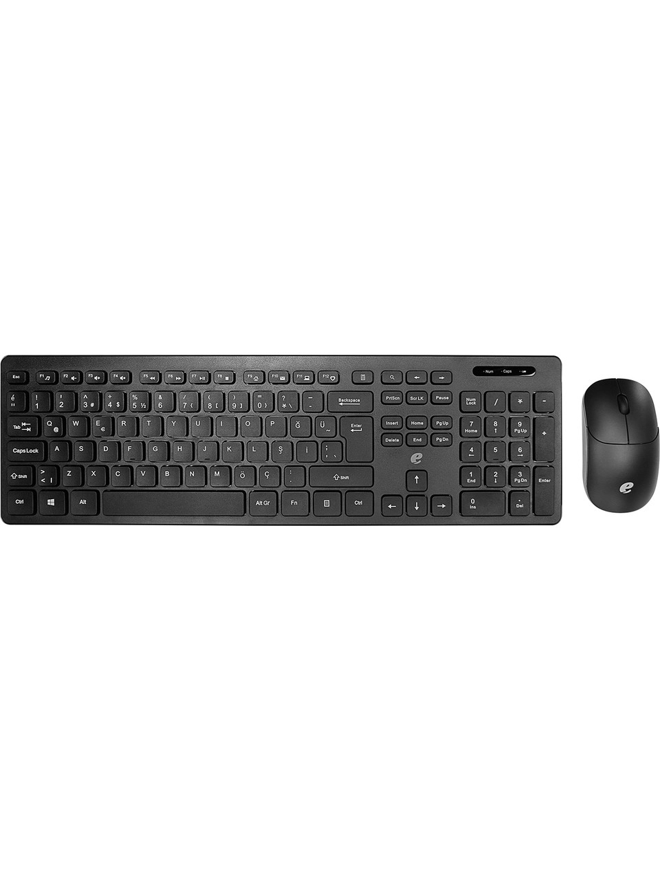 Emachines EAK920 Kablosuz Set Kablosuz Klavye Mouse Set Multimedya 2.4 Ghz Wireless Set Siyah