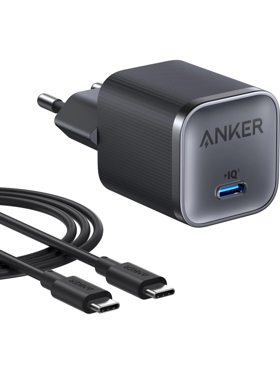 Nano 45W 1,8m Usb C Kablo Dahil Şarj Cihazı Siyah