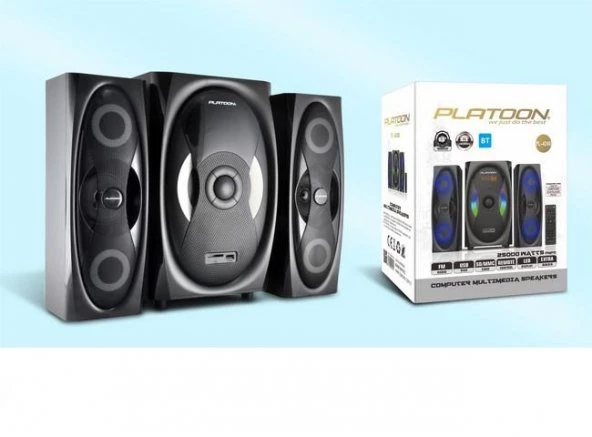 PL-4240 2+1 USB SD FM BLUETOOTLU U.K. SPEAKER PLATOON Hoparlör