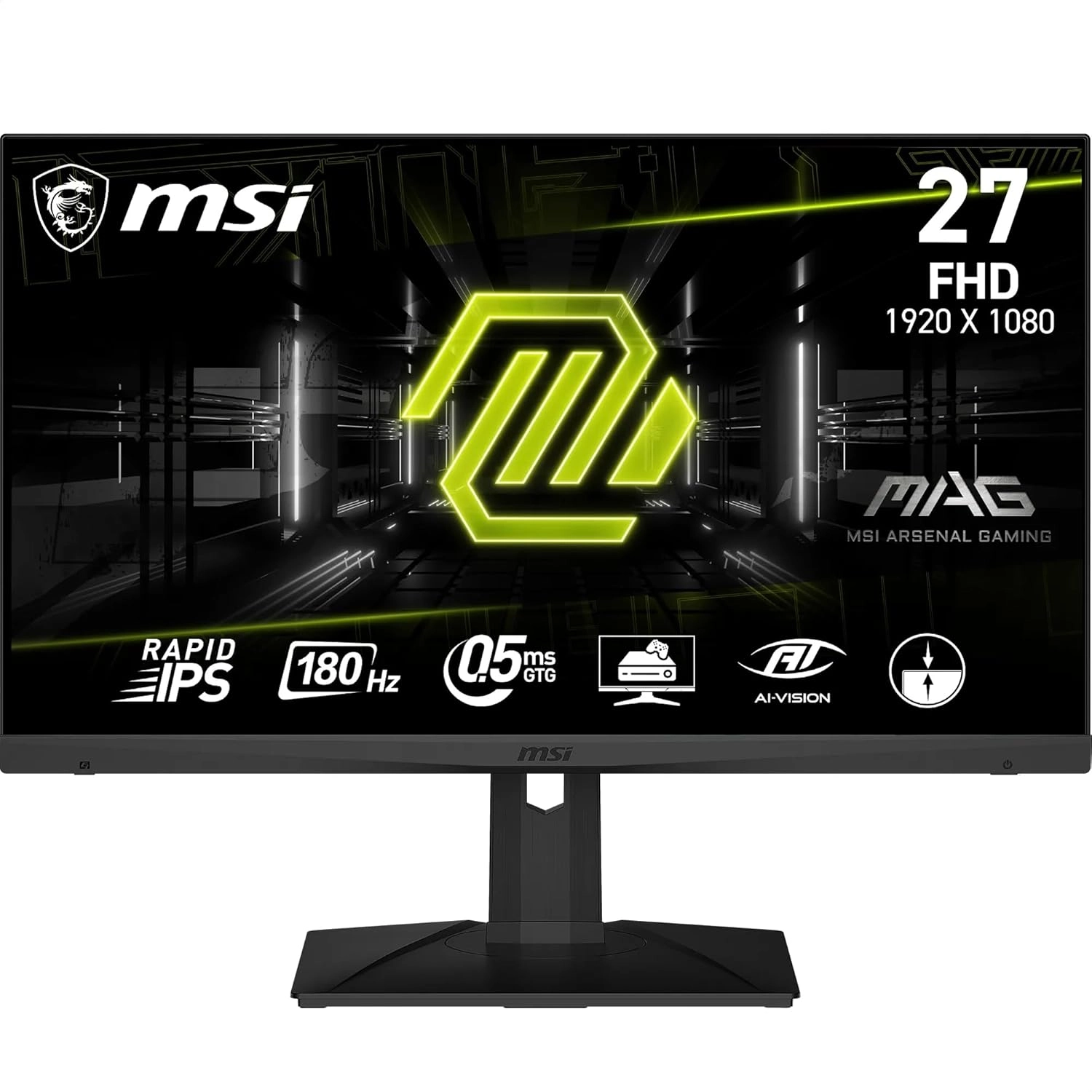 27’’ MAG 275F Gaming Monitör FHD 16:9, Flat, Rapid IPS 180Hz 0.5ms(GTG)