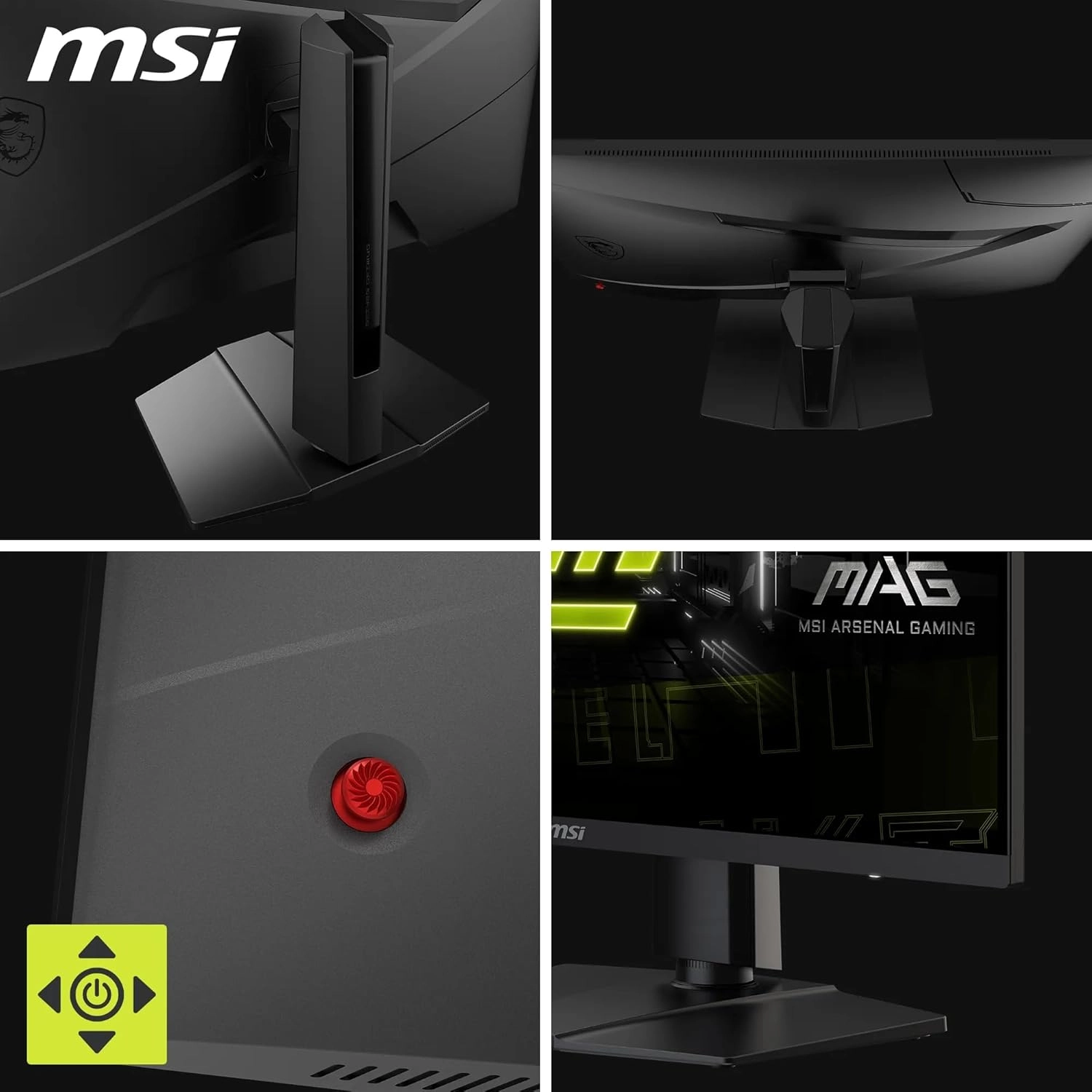 27’’ MAG 275F Gaming Monitör FHD 16:9, Flat, Rapid IPS 180Hz 0.5ms(GTG)