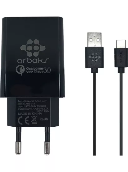 Arbaks 4.1A Type-C Hızlı Şarj Aleti