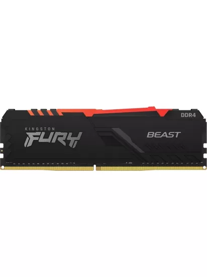 Kingston Fury Beast RGB 8GB KF432C16BBA/8 (1x8GB) DDR4 3200MHz CL16 Masaüstü PC Bellek