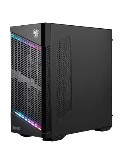 MSI MPG Velox 100P Airflow RGB ATX Mid Tower Kasa  Temperli Cam Tasarı
