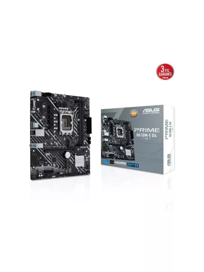 Asus PRIME H610M-E D4-CSM DDR4 3200MHz DP HDMI M.2 mATX 1700p